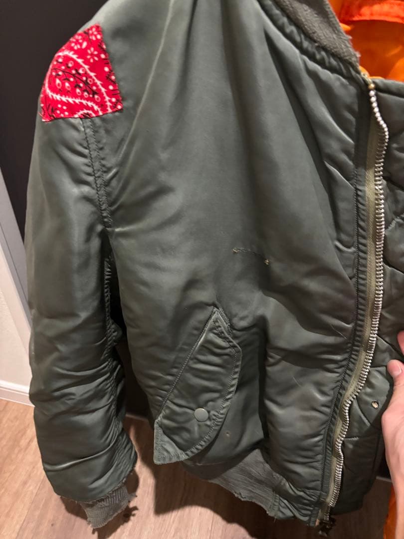 d*7様 alpha industries 1970年製 MA-1 USA 実物
