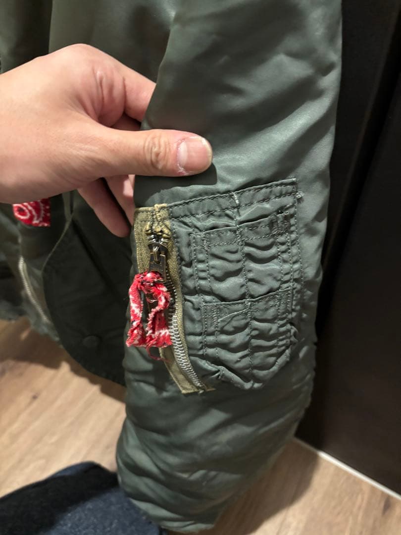 d*7様 alpha industries 1970年製 MA-1 USA 実物