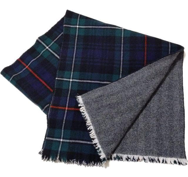 美品★Johnstons ジョンストンズ★ダブルフェイス ストール カシミヤ混