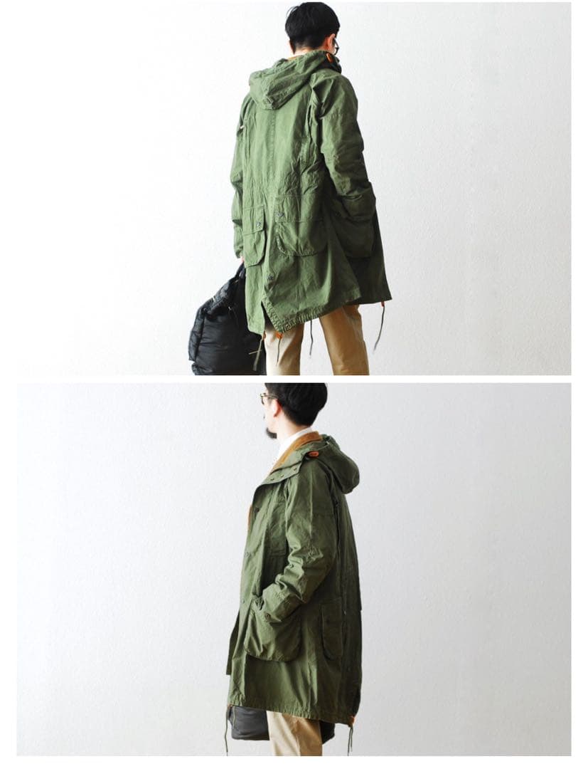 【エンジニアドガーメンツ×バブアー】 Washed Highland Parka