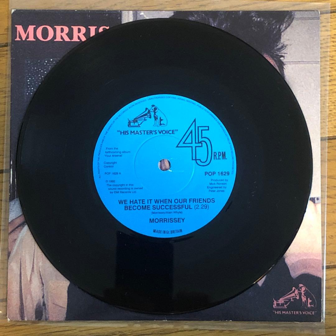 【UK盤 ７inch】MORRISSEY / We hate it when