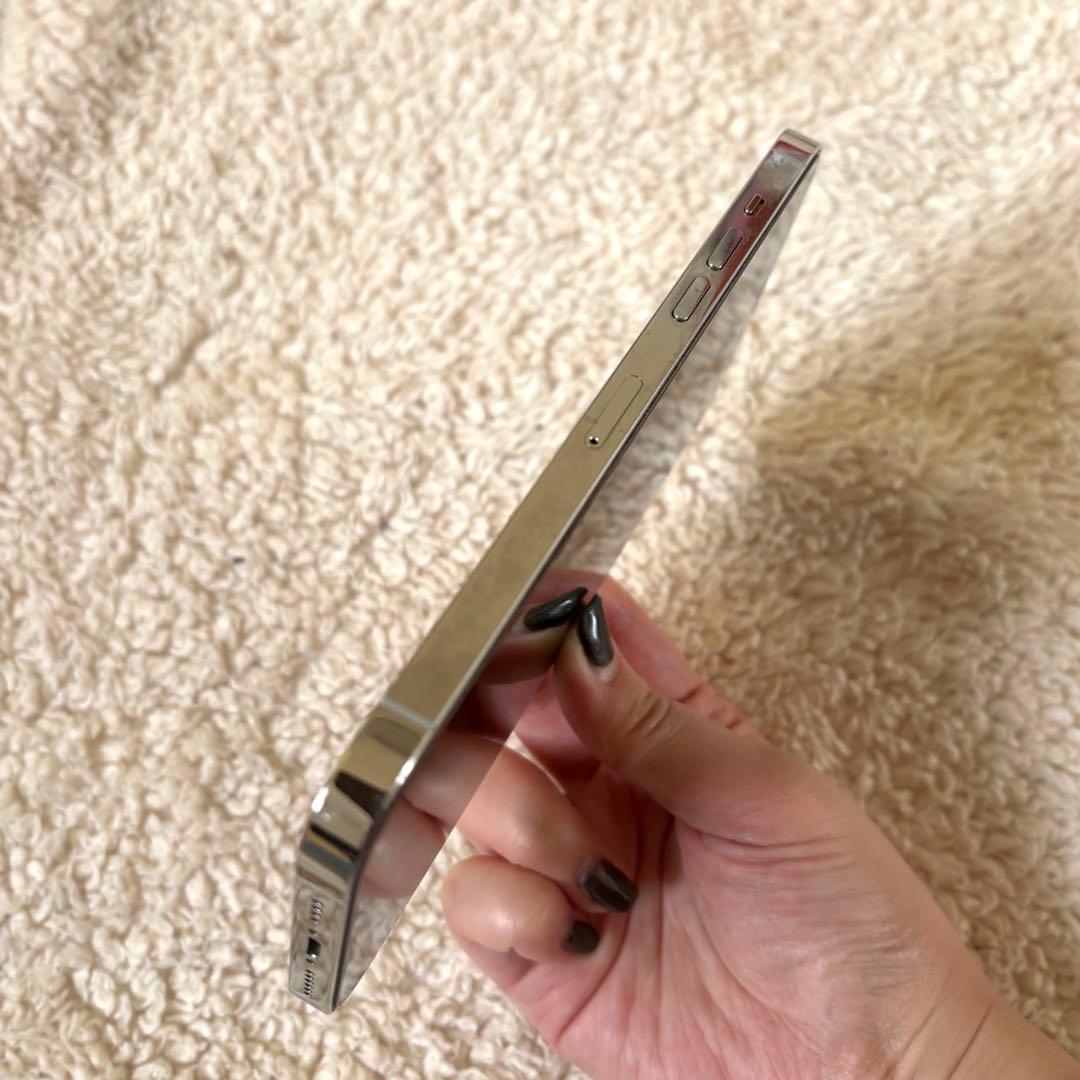 【美品】iPhone12ProMax 256GB シルバー SIMフリー 85%