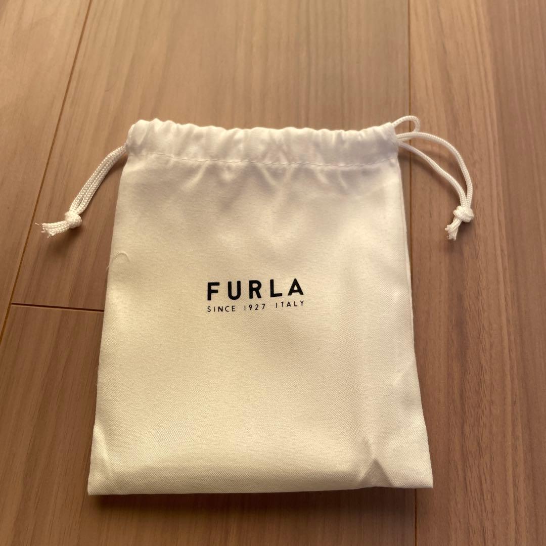 FURLA ピンク レザー 名刺入れ