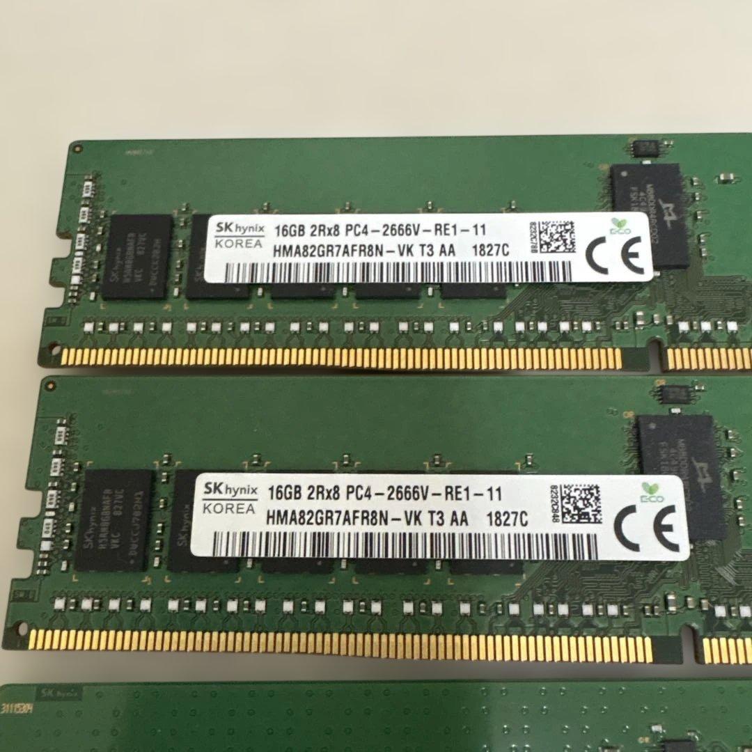 SK hynix 16GB PC4-2666V メモリ 4枚セット