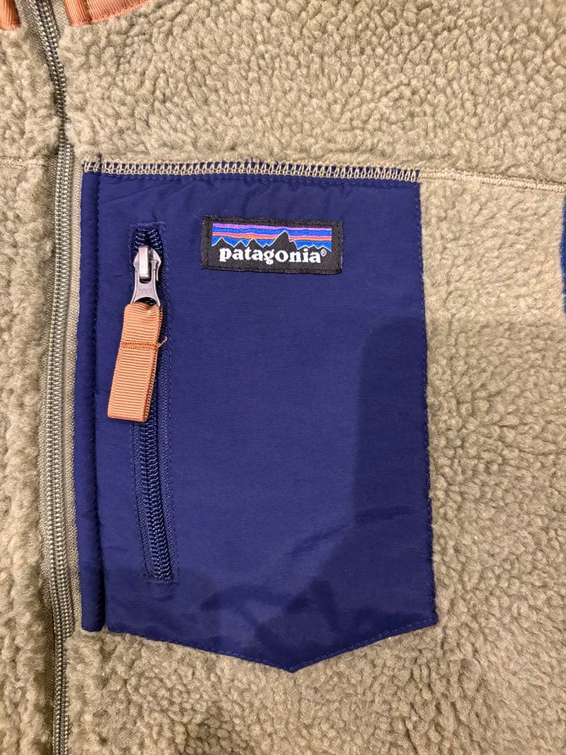 FA16 patagonia レトロx フリースベスト オリーブ 美品
