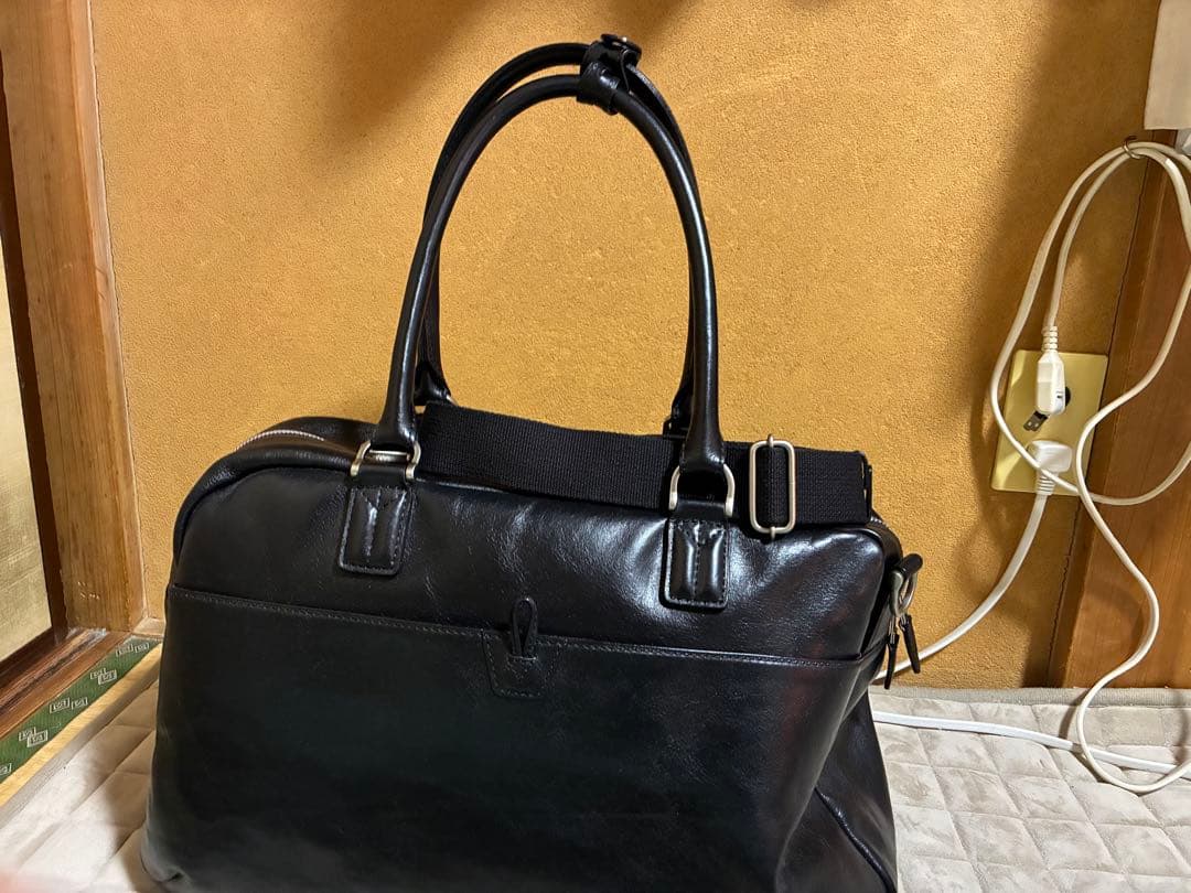 AVIREX バーシティ レザーバッグ