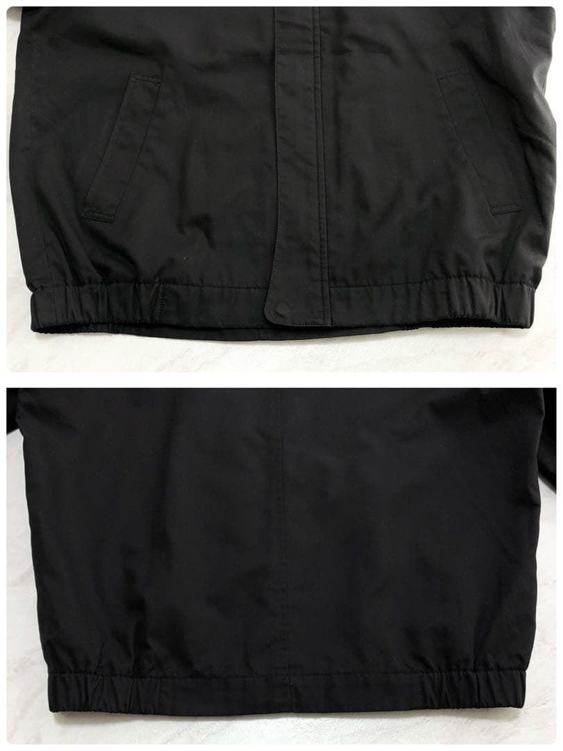 【美品】BURBERRY ハリントンジャケット ノバチェック ホースロゴ 黒 M