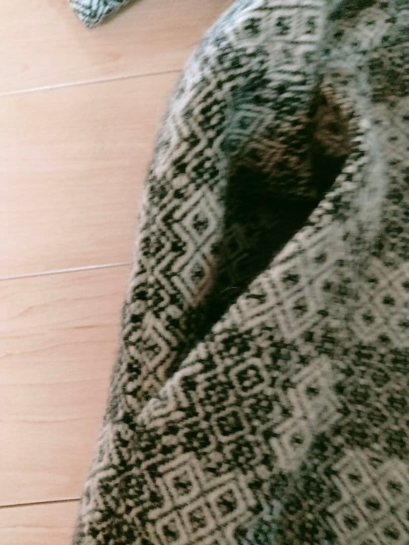 LAURAASHLEY ブラックとホワイトロングコート　13号