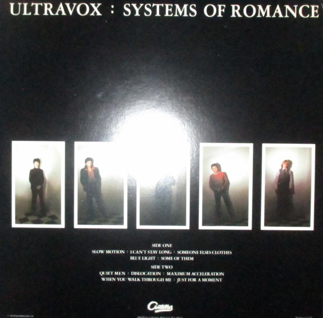 ウルトラヴォックス　ULTRAVOX　システム・オブ・ロマンス　LP　レコード