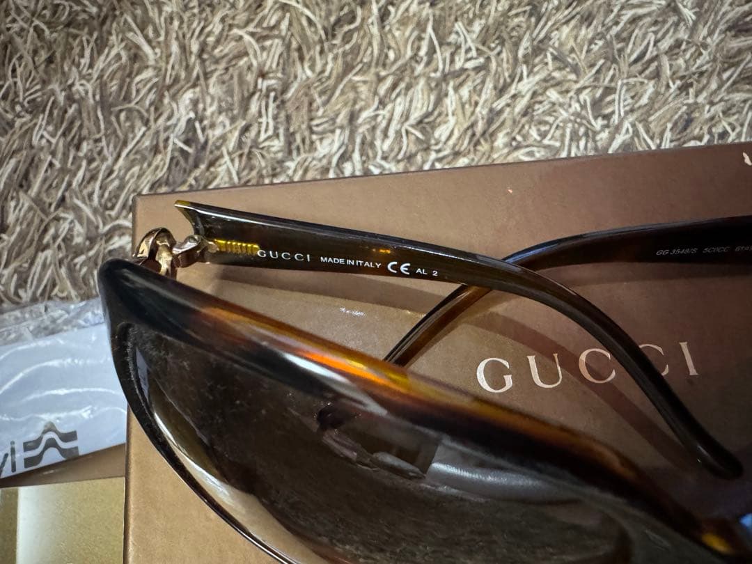 【新品未使用】GUCCI サングラス GG3548/S GGハート スタッズ