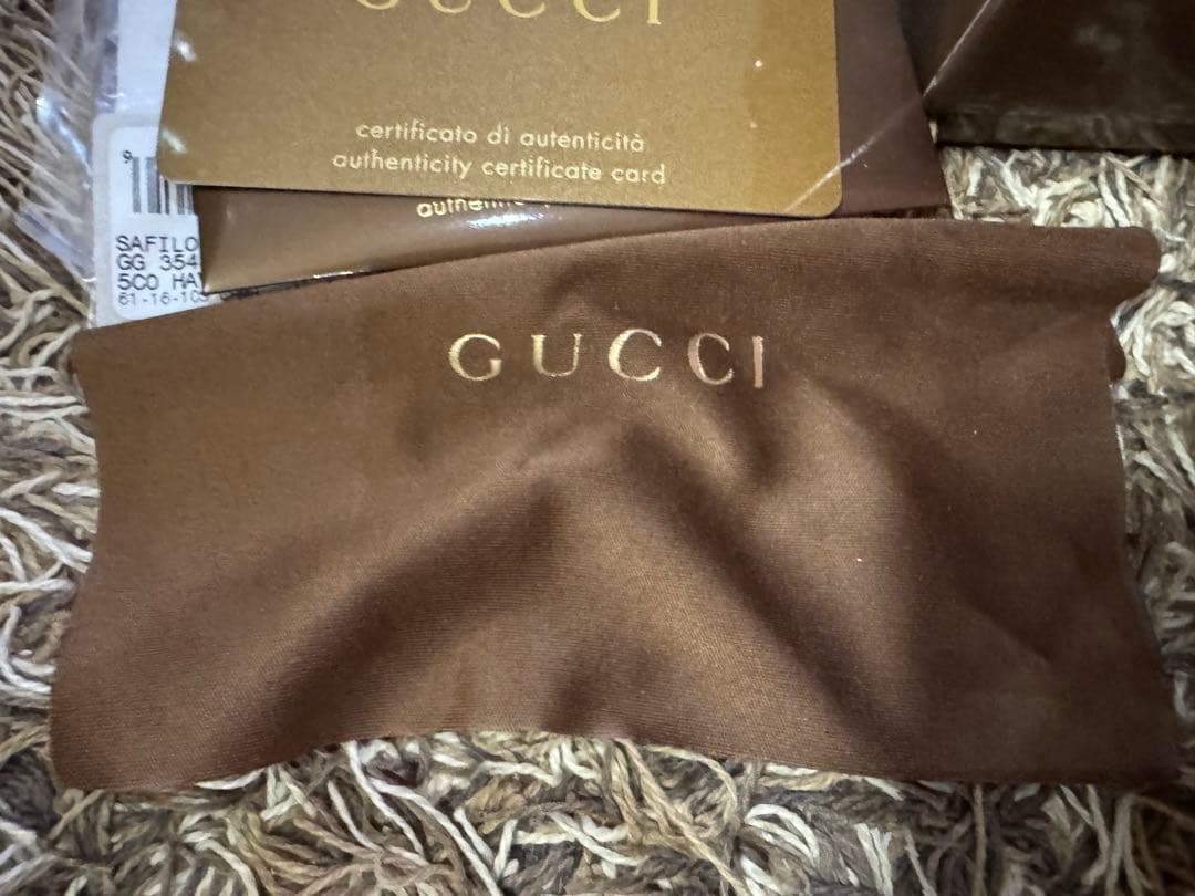 【新品未使用】GUCCI サングラス GG3548/S GGハート スタッズ
