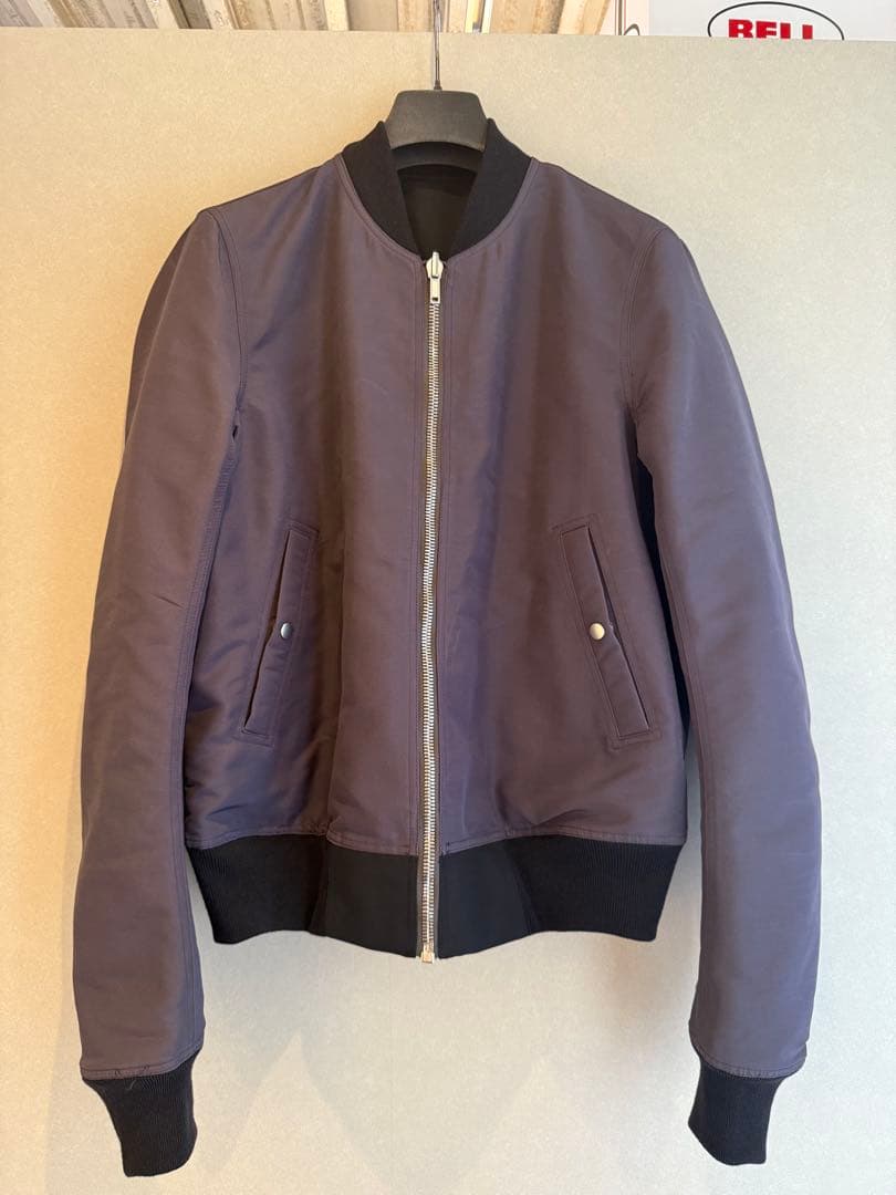 Rick Owens リバーシブルクロップドフライトボンバージャケットブルゾン