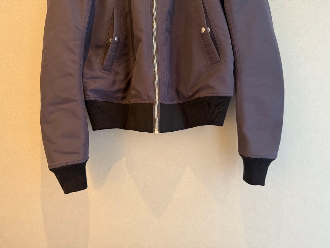 Rick Owens リバーシブルクロップドフライトボンバージャケットブルゾン