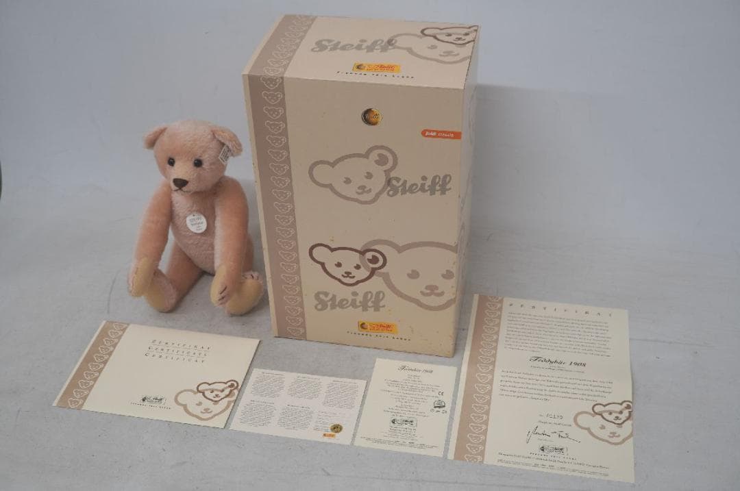 【M02-15】 Steiff シュタイフ レプリカ 1908 テディベア