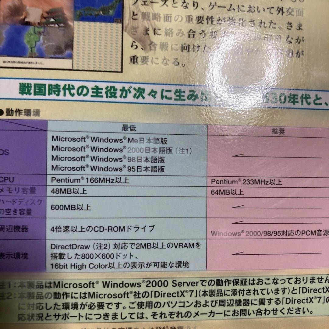 天下統一III SystemSoft PCソフト　美品　レア
