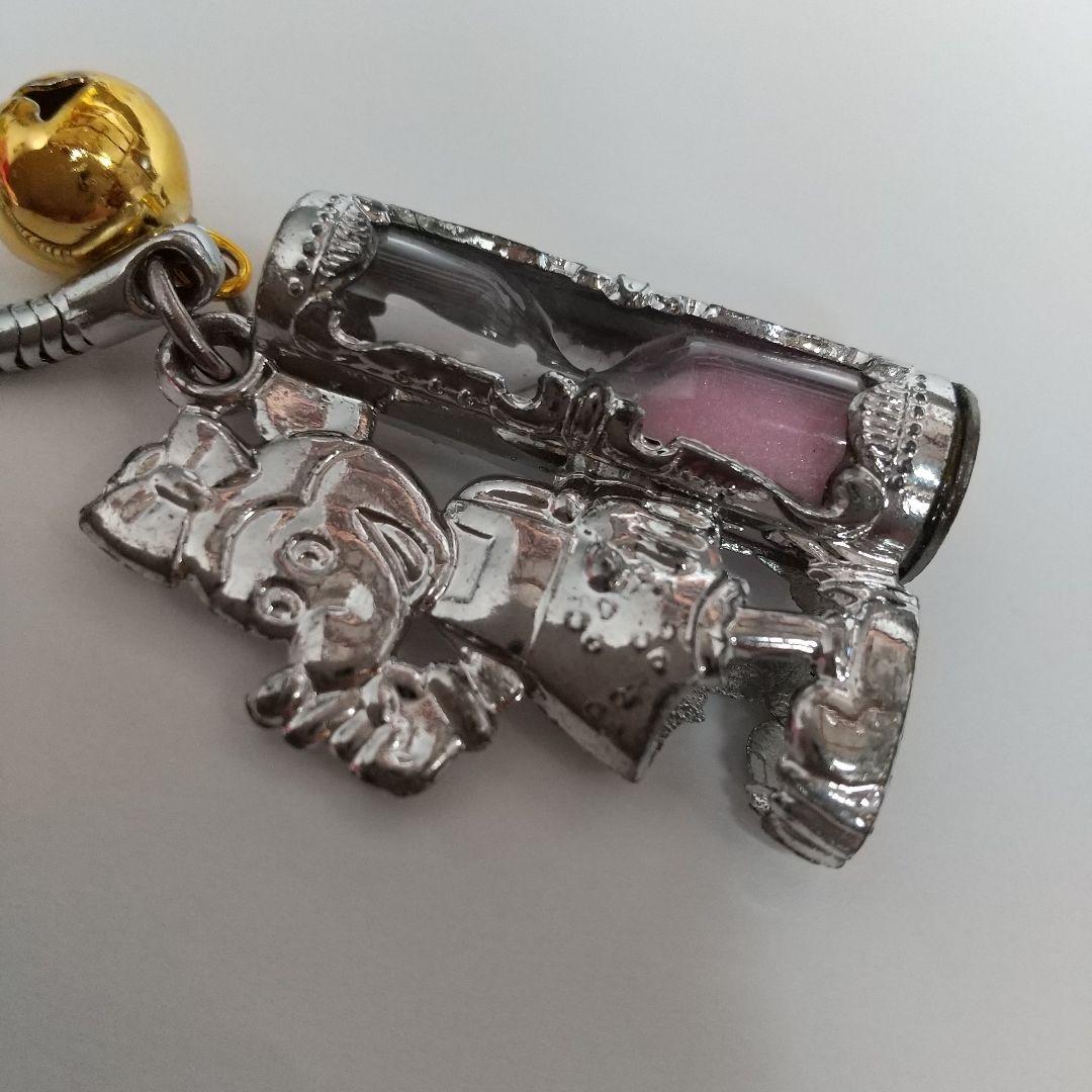 レトロ 当時物 ヴィンテージ キーホルダー ミニーマウス レア品 砂時計