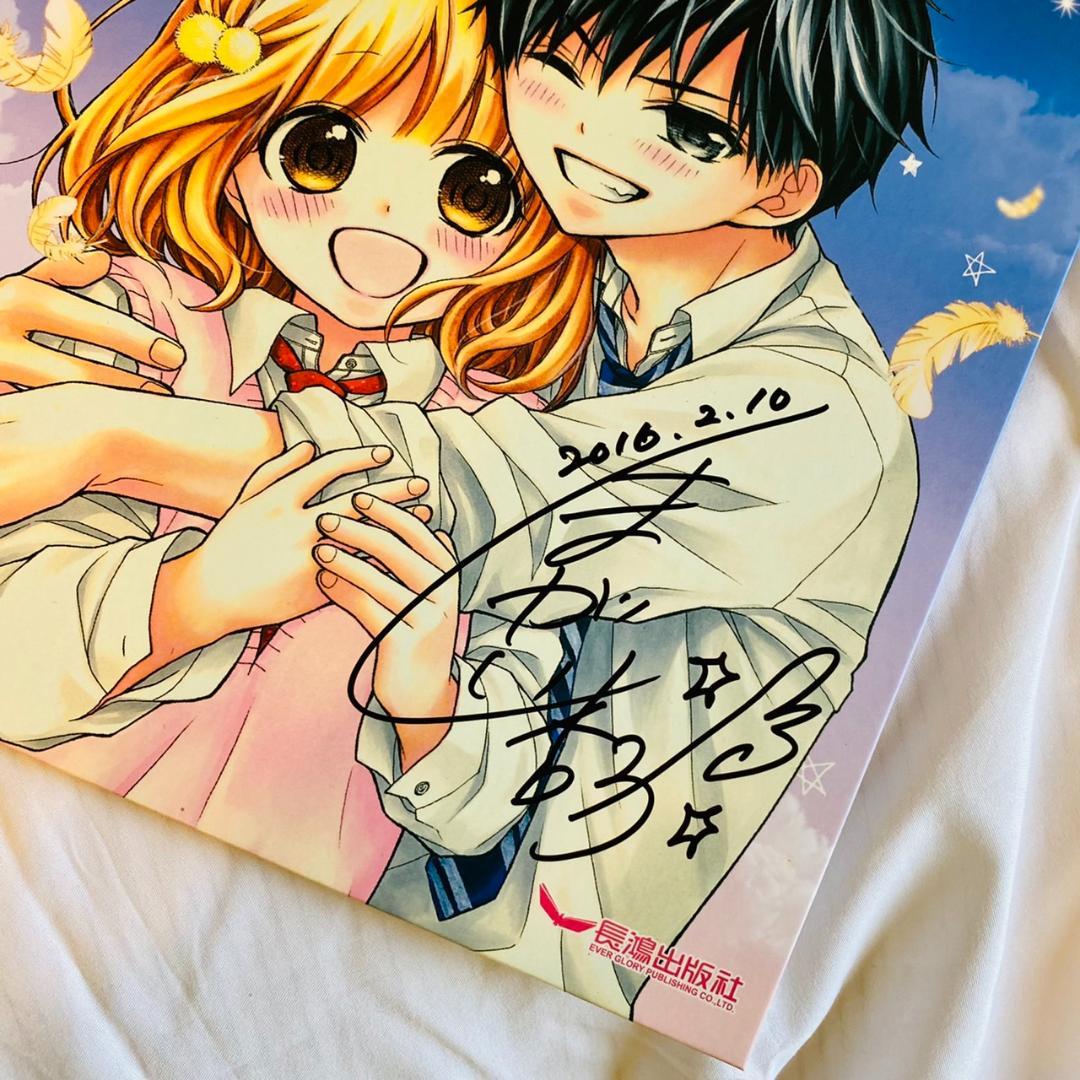 くまがい杏子直筆サイン色紙  片翼のラビリンス  Sho-Comi