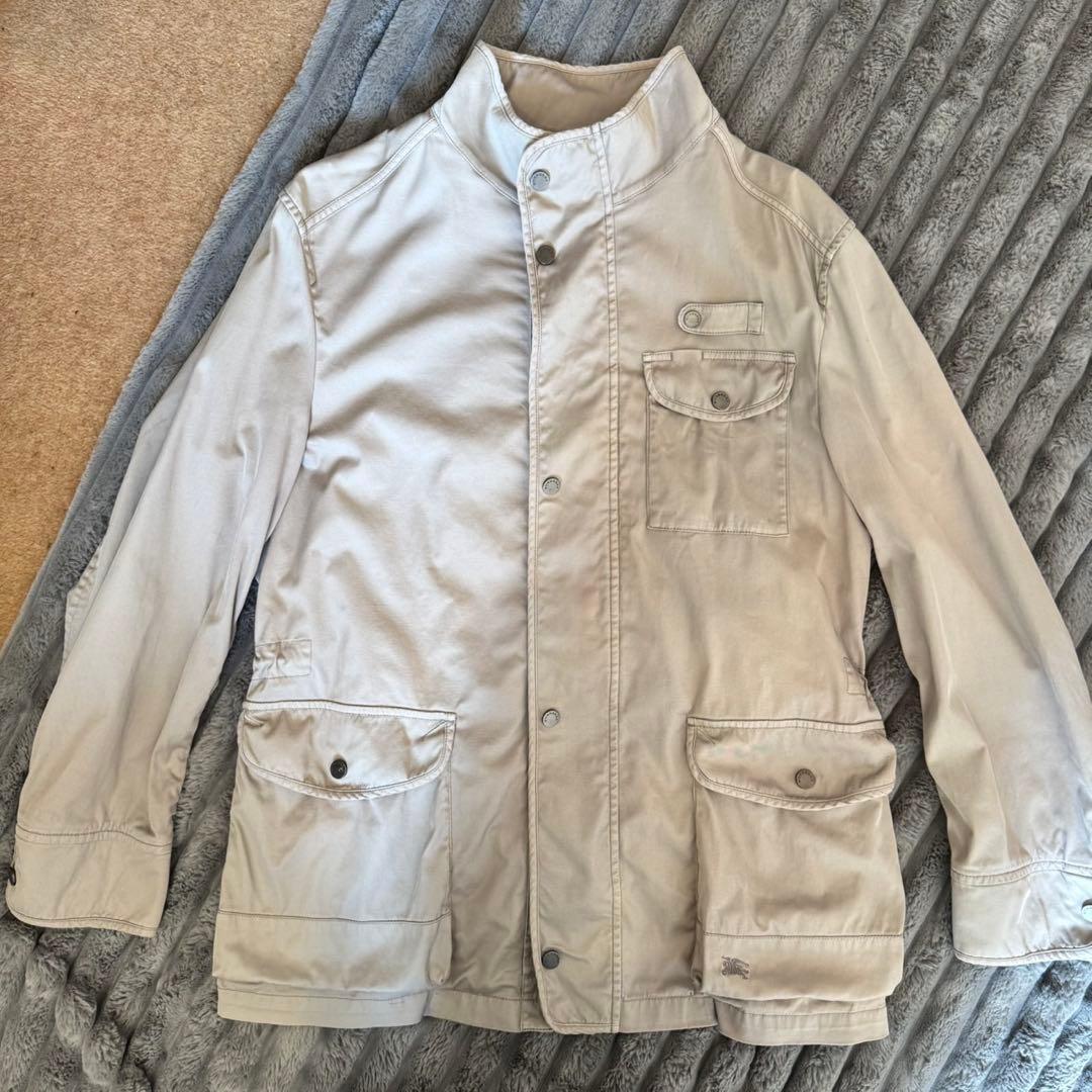 美品 BURBERRY LONDON バーバリー ミリタリー風 ジャケット L