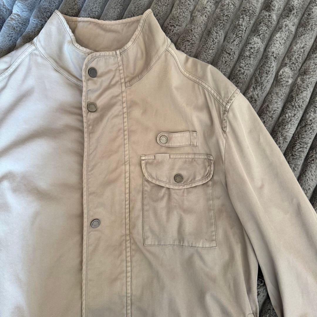 美品 BURBERRY LONDON バーバリー ミリタリー風 ジャケット L