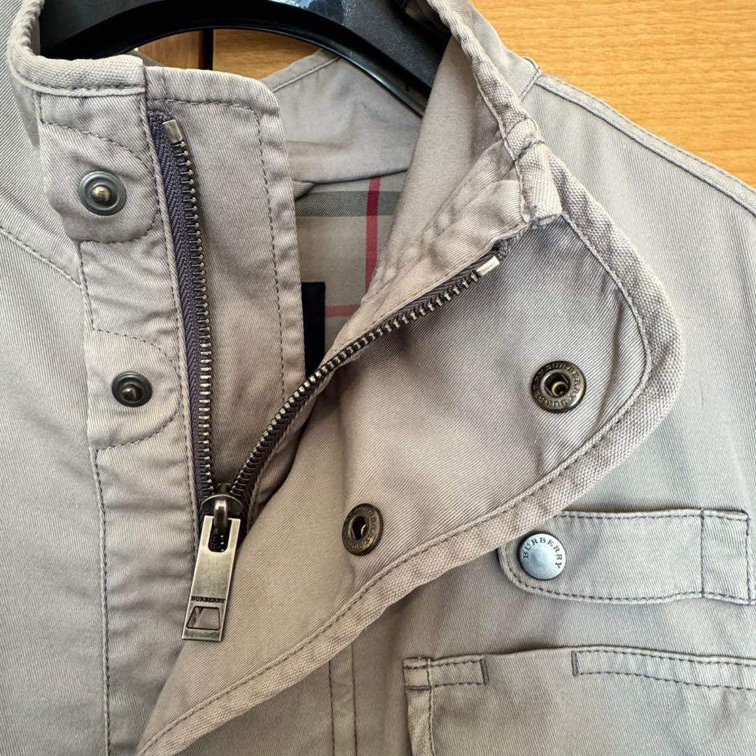 美品 BURBERRY LONDON バーバリー ミリタリー風 ジャケット L