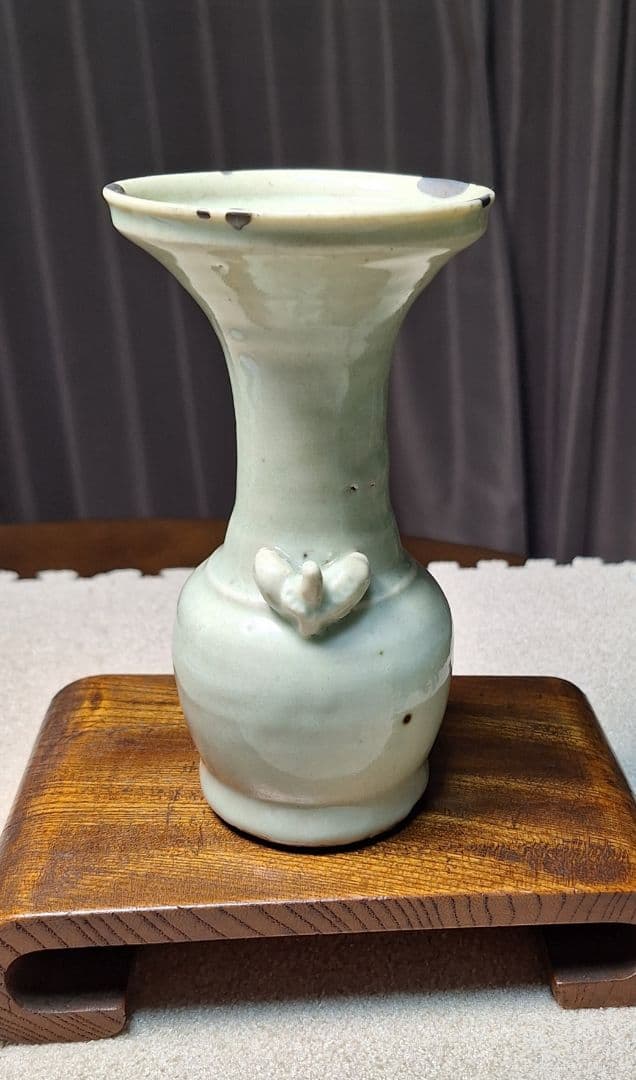 古伊万里青磁花入れ