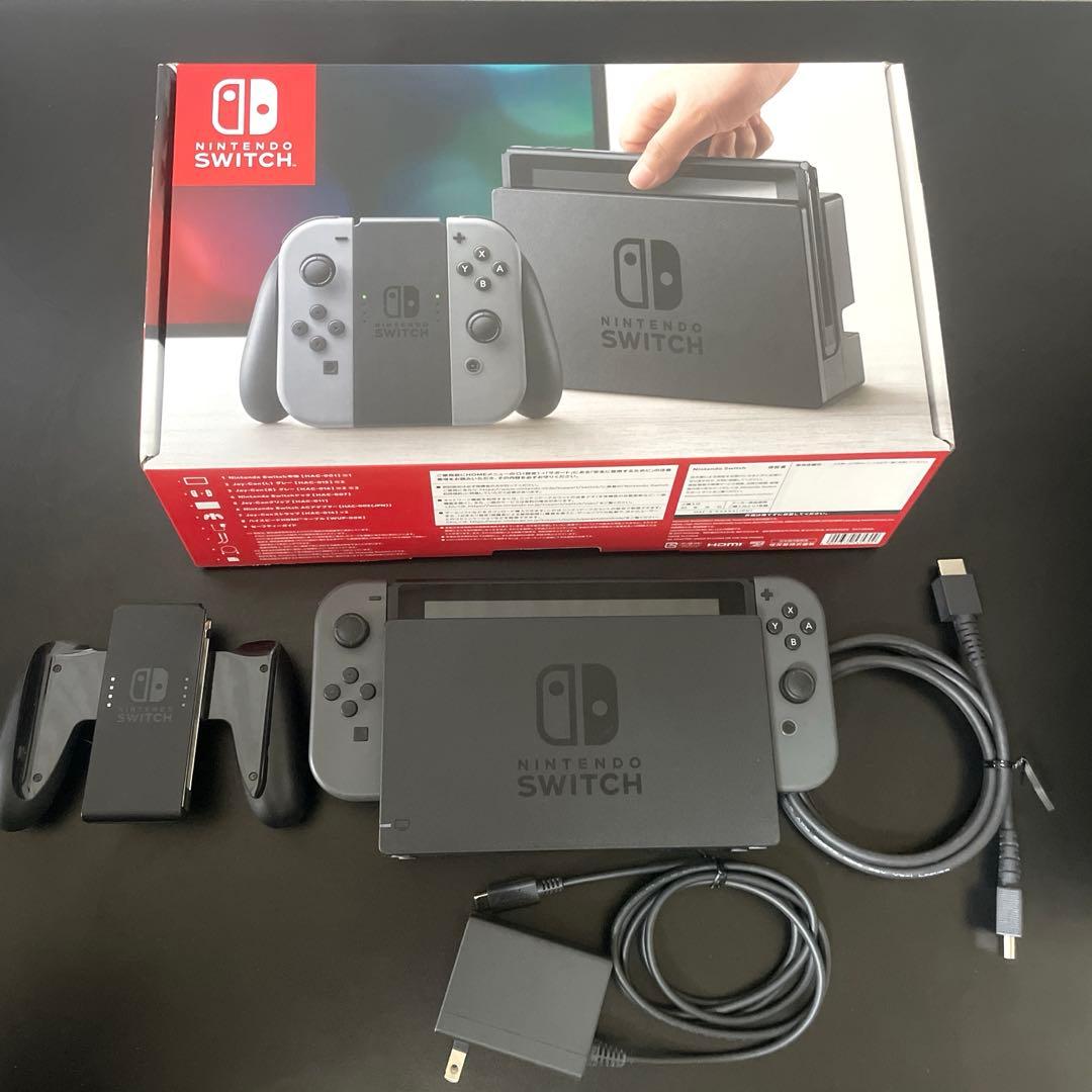 任天堂 Nintendo Switch 本体 グレー / 付属品セット