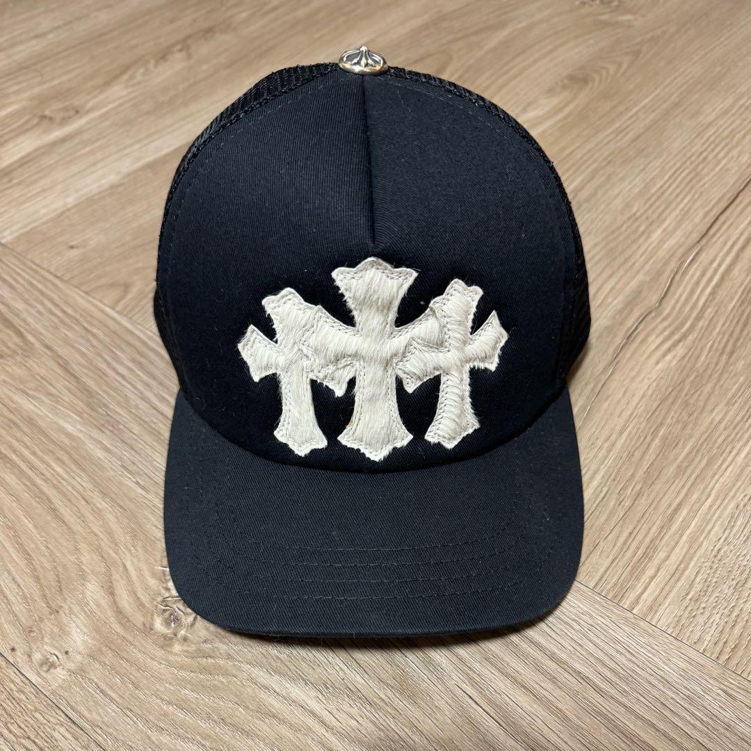 クロムハーツ キャップCemetery Cross Mesh Trucker