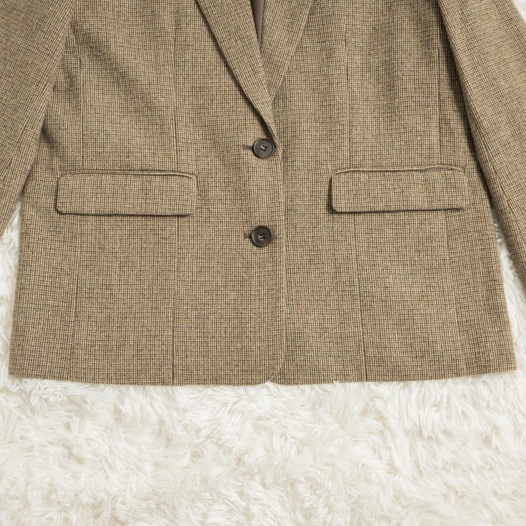 未使用 ETRE TOKYO 25AW チェックツィードテーラージャケット S