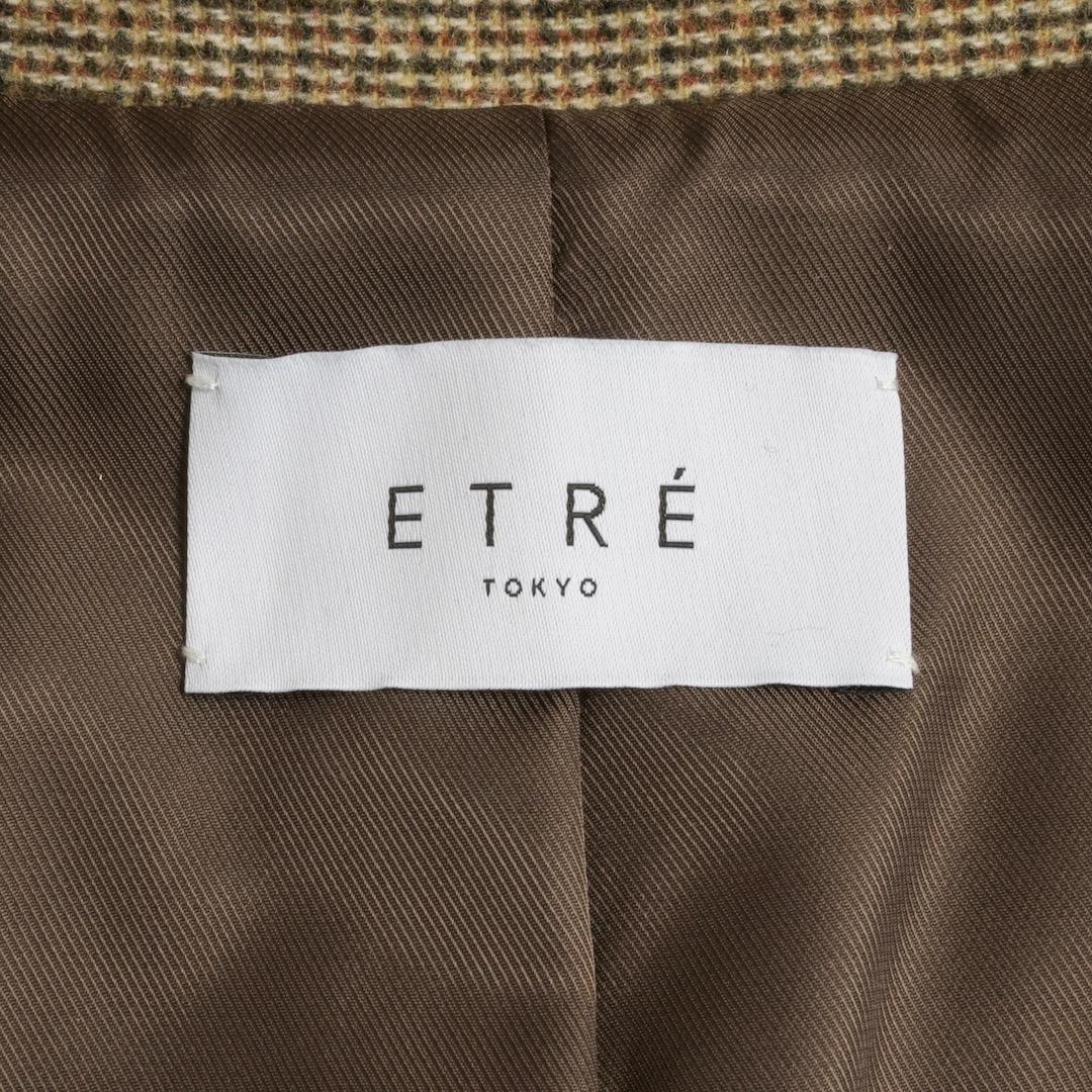 未使用 ETRE TOKYO 25AW チェックツィードテーラージャケット S