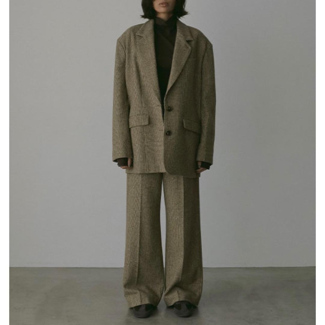 未使用 ETRE TOKYO 25AW チェックツィードテーラージャケット S
