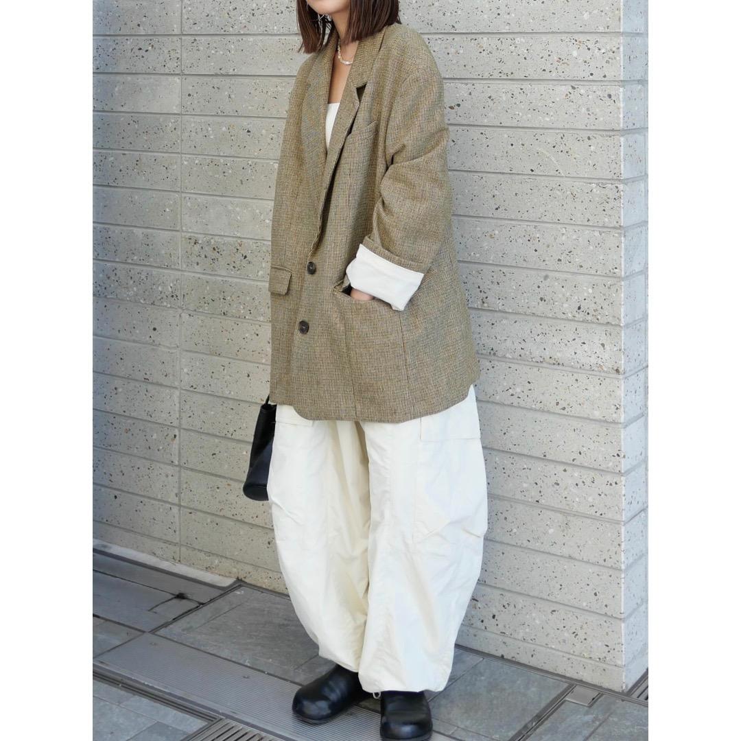 未使用 ETRE TOKYO 25AW チェックツィードテーラージャケット S