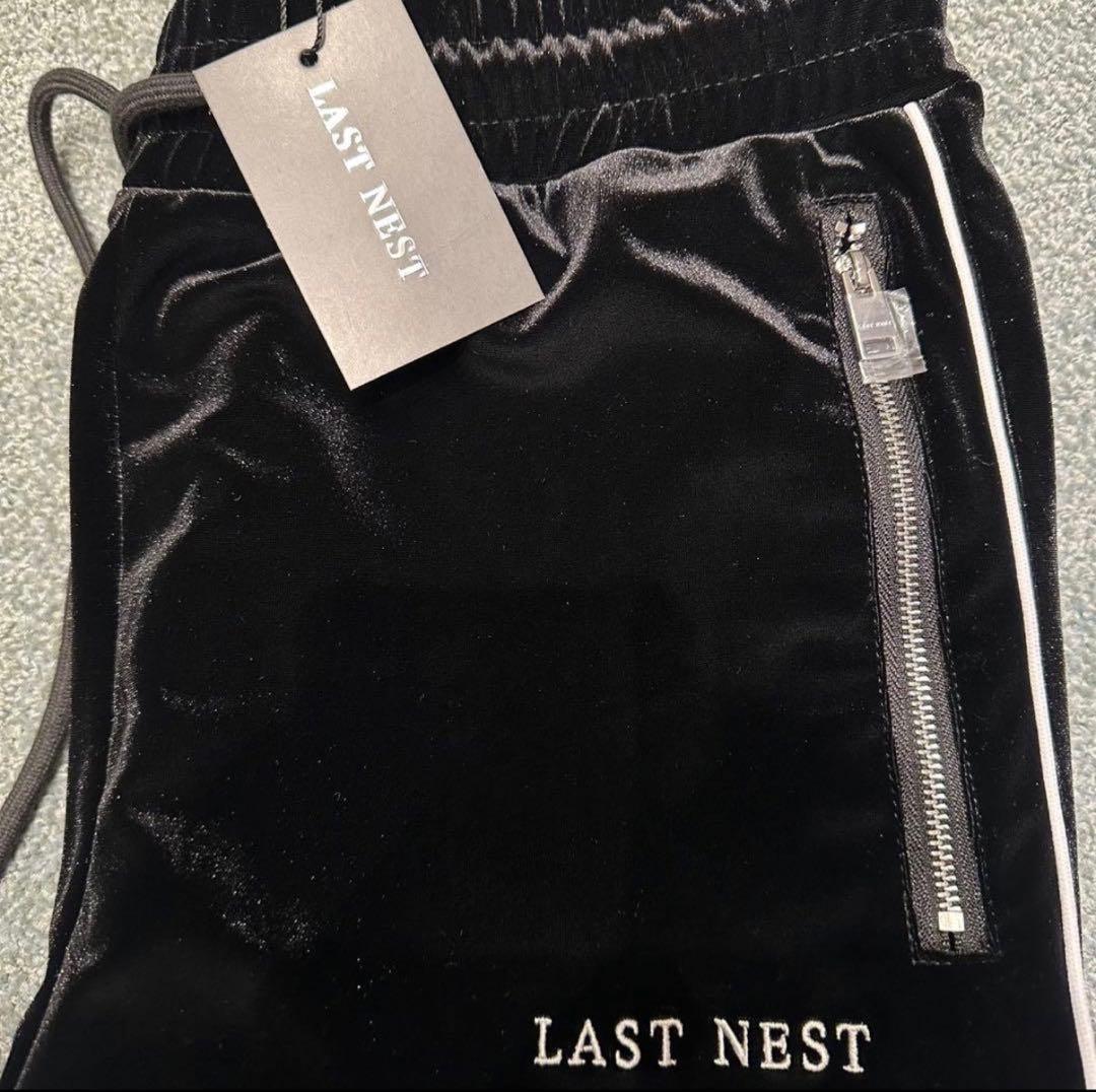 LAST NEST lastnest velours ベロアパンツ　L