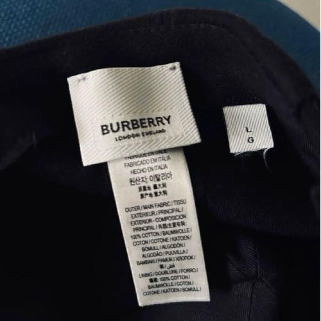 BURBERRY キャップ　厚手生地　Lサイズ