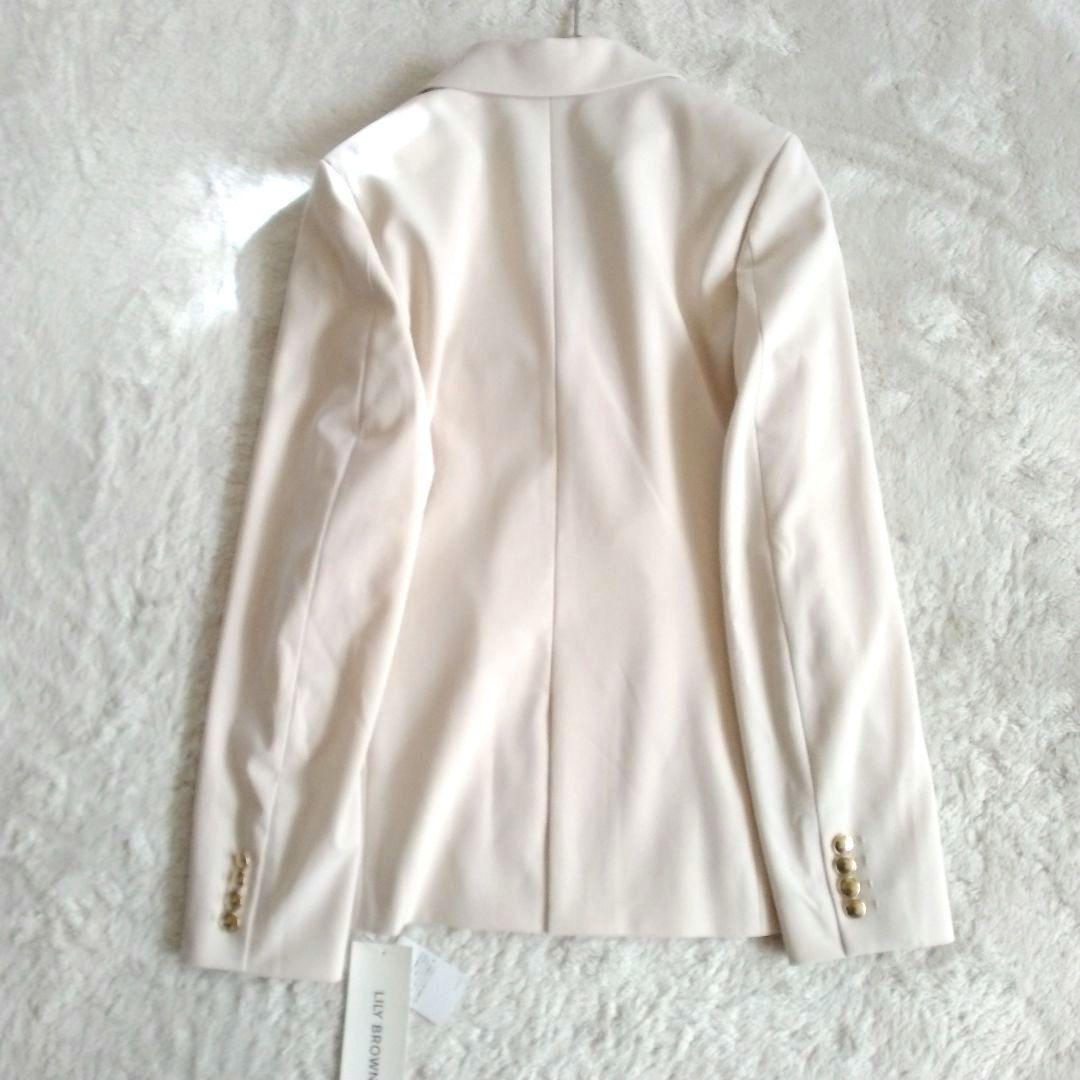 【リリーブラウン】未使用 タグ付 25SS 金ボタン ダブルブレスト ジャケット