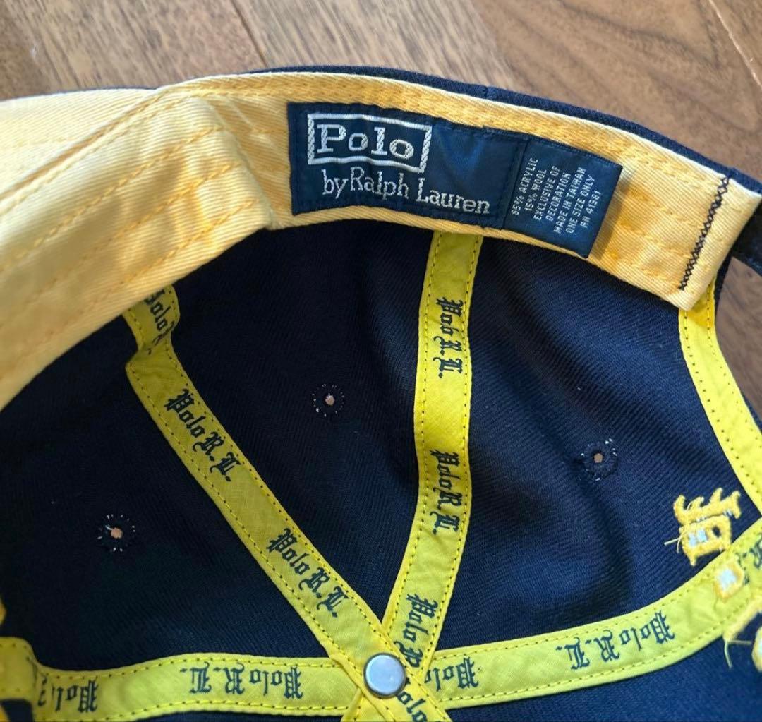 帽子 90s Polo by Ralph Lauren\"P\"baseball cap