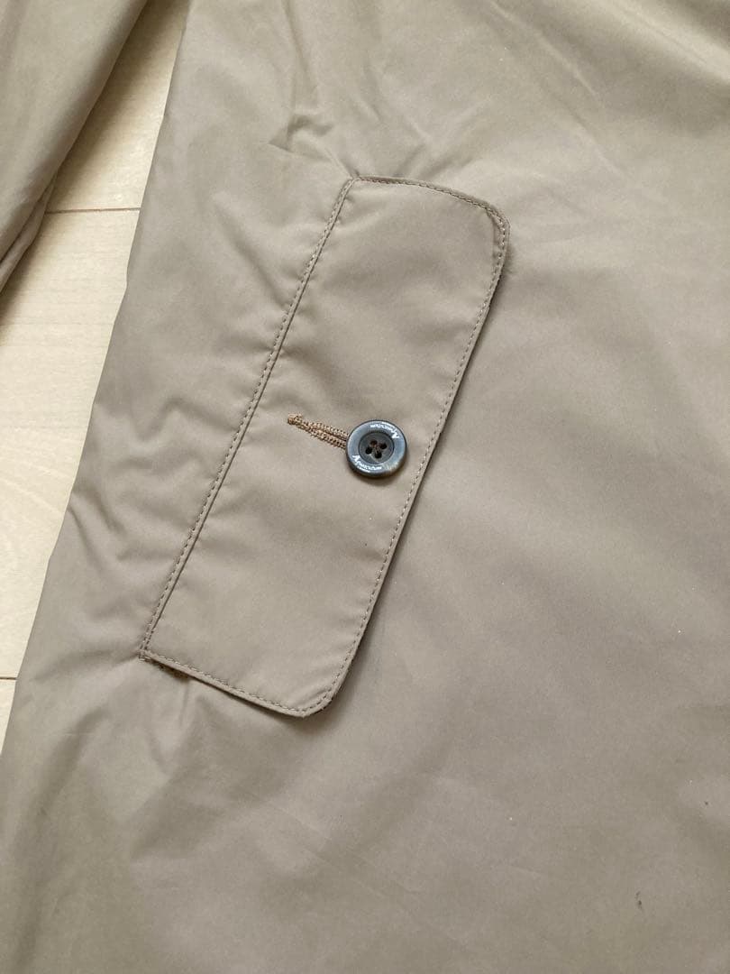 Aquascutum LONDON ステンカラーコート ベージュ M〜L 春
