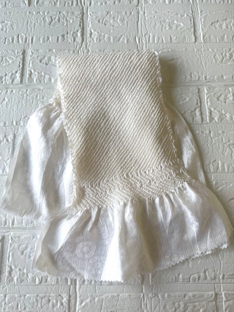 豪華重ね衿　フリル付きレース半衿　金糸刺繍半衿　正絹帯揚げ　正絹帯締めなど10点