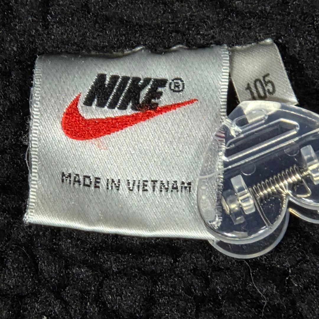 希少XL✨️NIKE ナイキ ベンチコート 裏ボア ビッグロゴ 90s 黒
