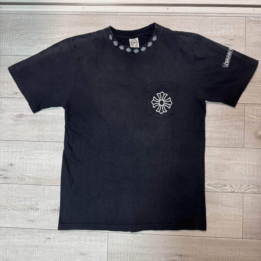 CHROME HEARTS ネックロゴ Tシャツ Lサイズ