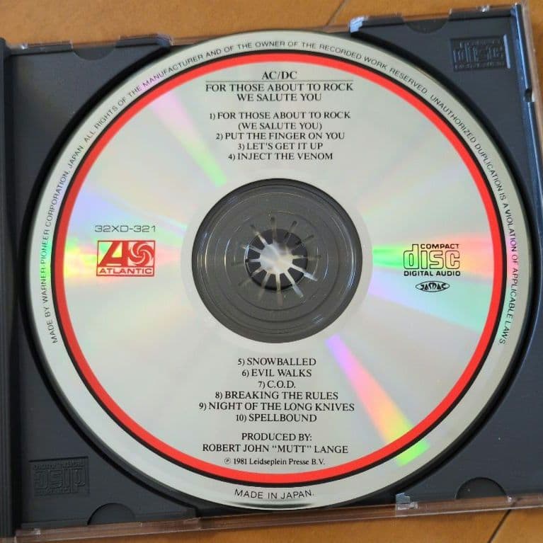 【シール帯】AC/DC／悪魔の招待状　CD