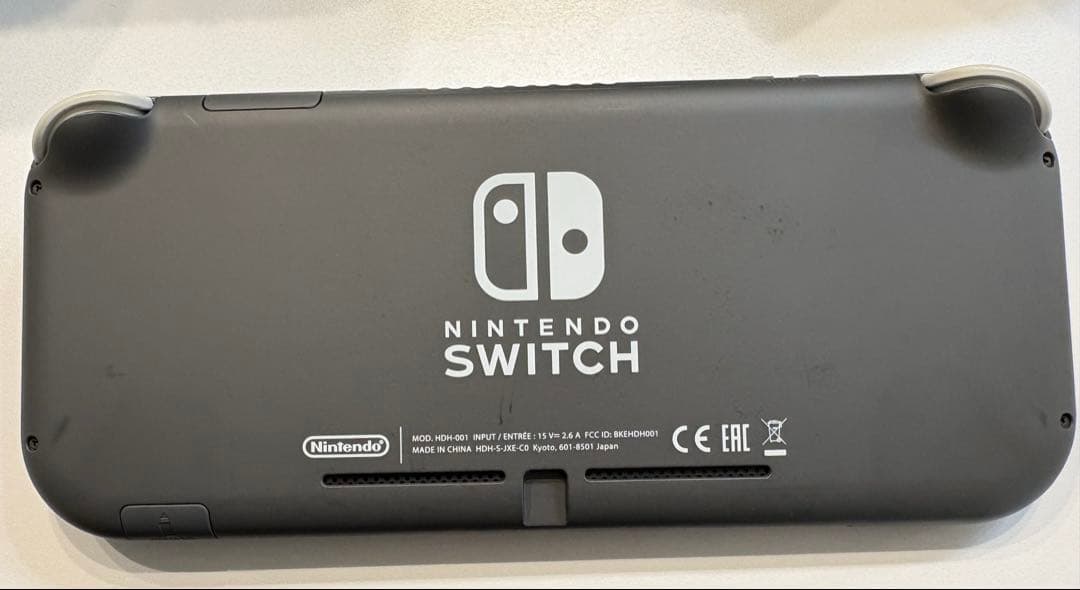 Nintendo Switch Lite グレー 本体 充電器付き 箱あり