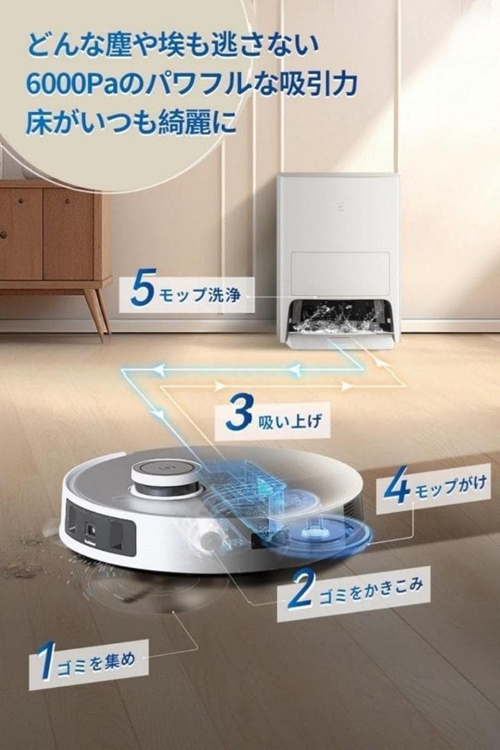 ECOVACS(エコバックス)DEEBOT T20 OMNI ロボット掃除機