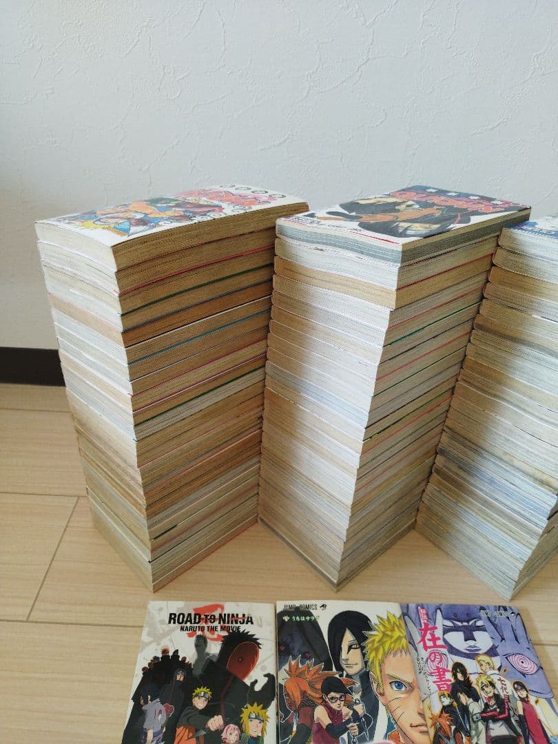 24時間以内発送します！ナルト　全巻セット　 1巻〜72巻 完結+関連本3冊