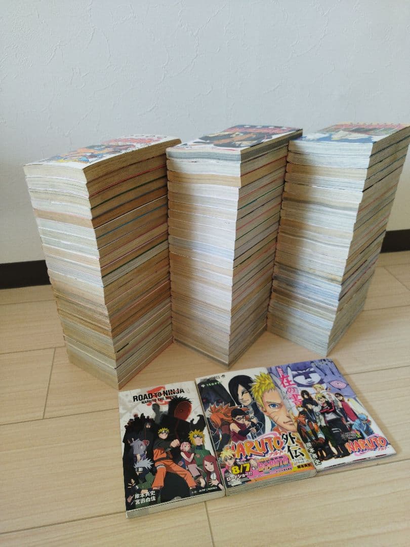 24時間以内発送します！ナルト　全巻セット　 1巻〜72巻 完結+関連本3冊