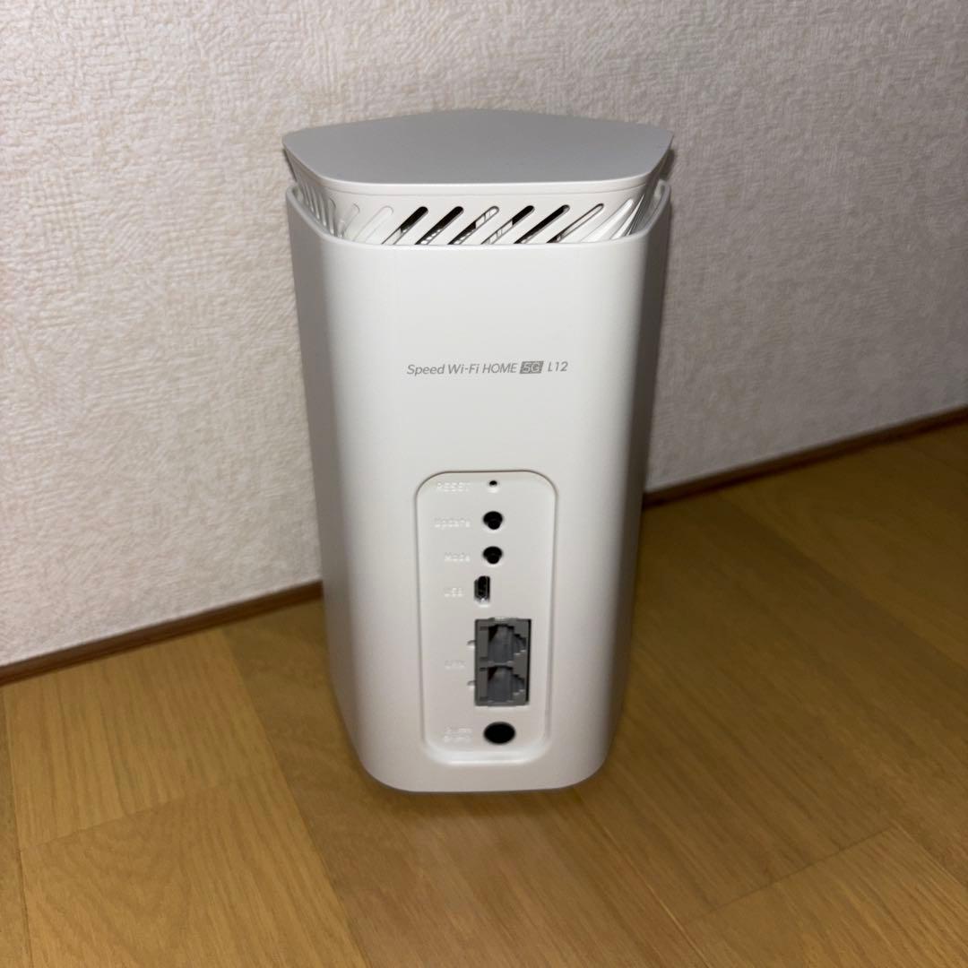 Speed Wi-Fi  5G L12 ホームルーター WiMAX