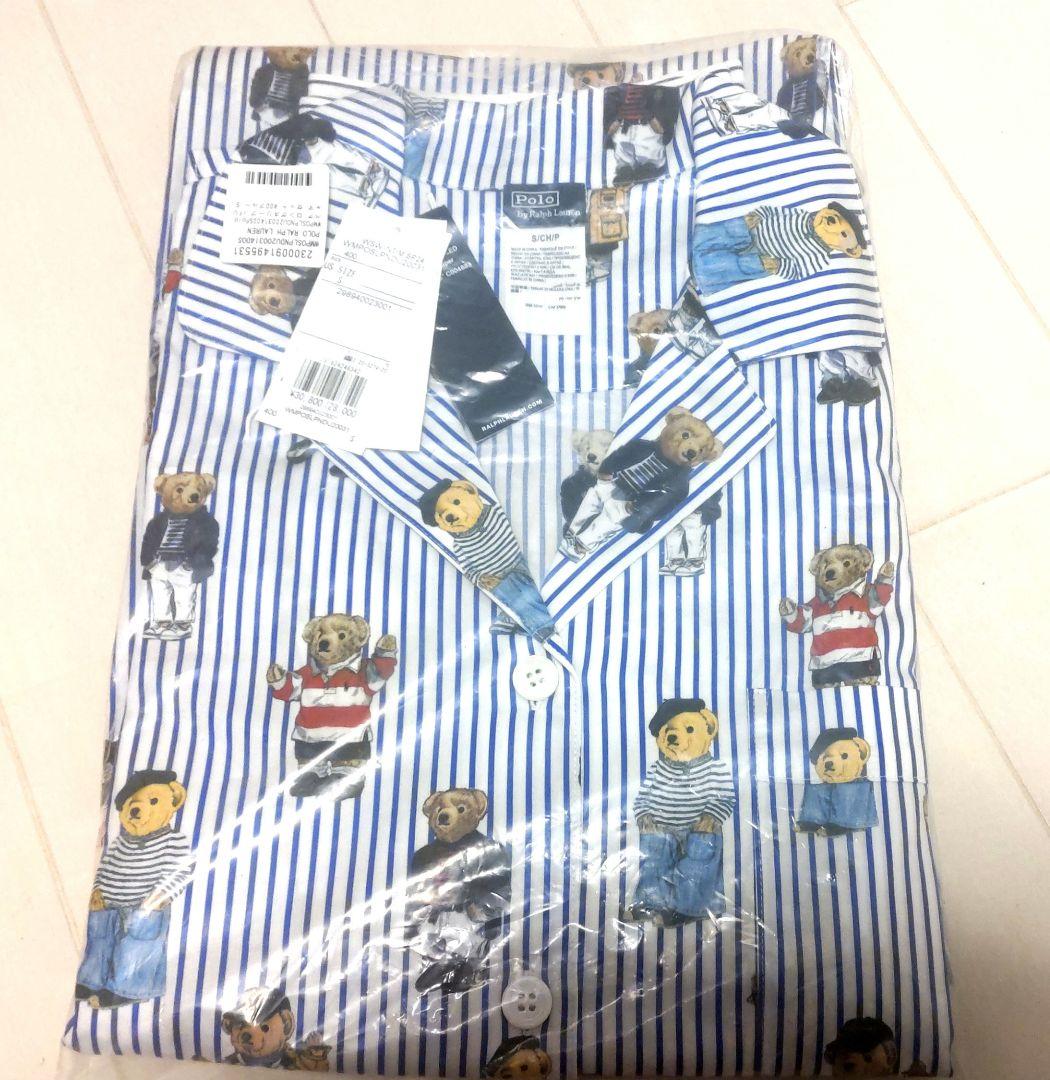 新品　未使用　今季　ラルフローレン パジャマ　上下セット　ポロベア　百貨店購入