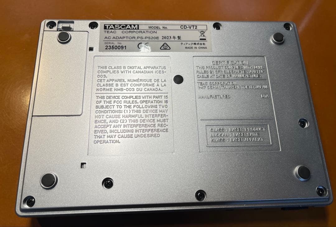 【名機】TASCAM CD-VT2 ボーカルトレーナー、管楽器練習用　動作確認済