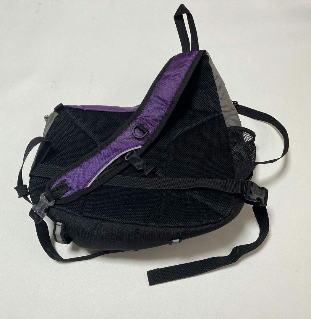 Coleman　メッセンジャーバッグ　ショルダーバッグ　y2k tech　紫