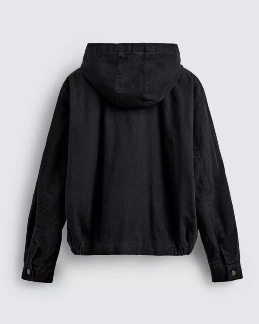 ￼ 【完売品　L】ZARA トグル ファイヤーマン ジャケットフード付き