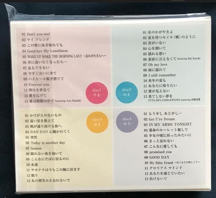 ★ZARD　坂井泉水　未開封「CD 4枚組」